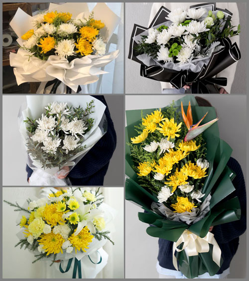 贵州毕节市黔西县大关镇银河村白事花束代送